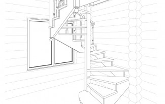 Проектирование деревянных лестниц